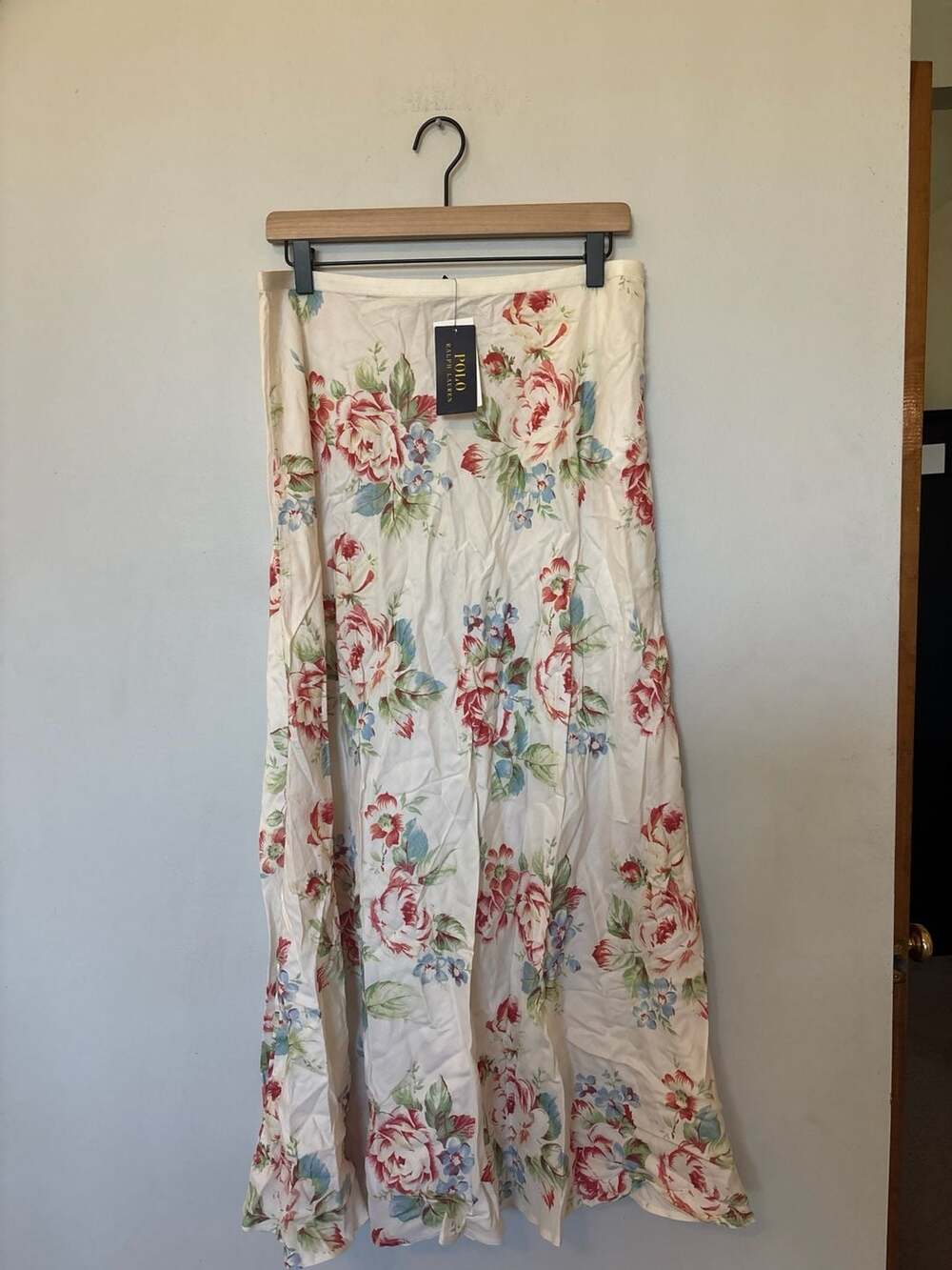Polo Ralph Lauren Floral Tencel Maxi Skirt in Pink Multi